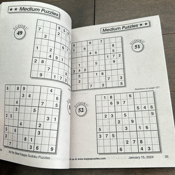 Jumbo Word Search & Kappa Suduko Puzzles, Brain Teasers Easy Medium Hard Puzzles - Picture 8 of 13